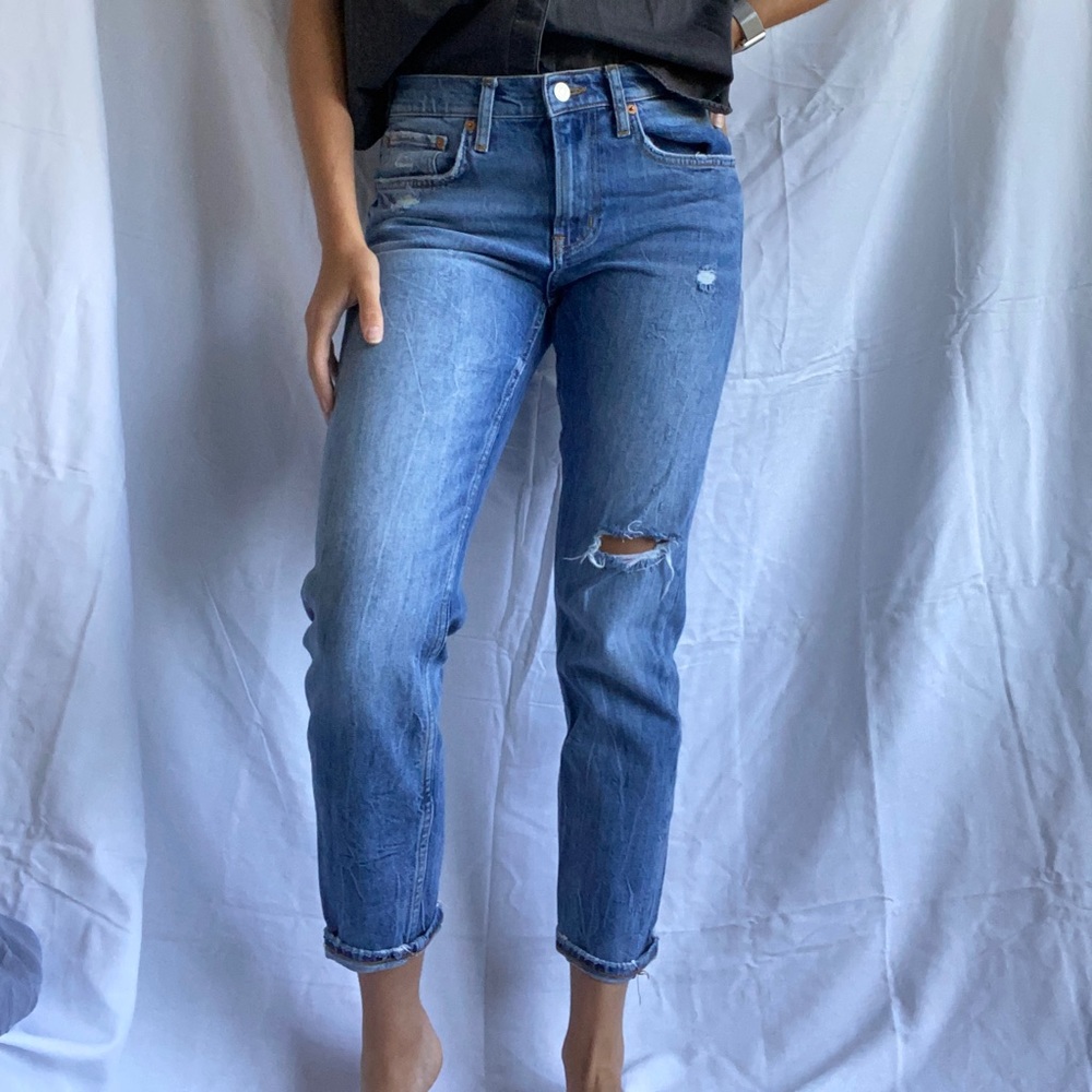 Zara slim boyfriend jeans!
